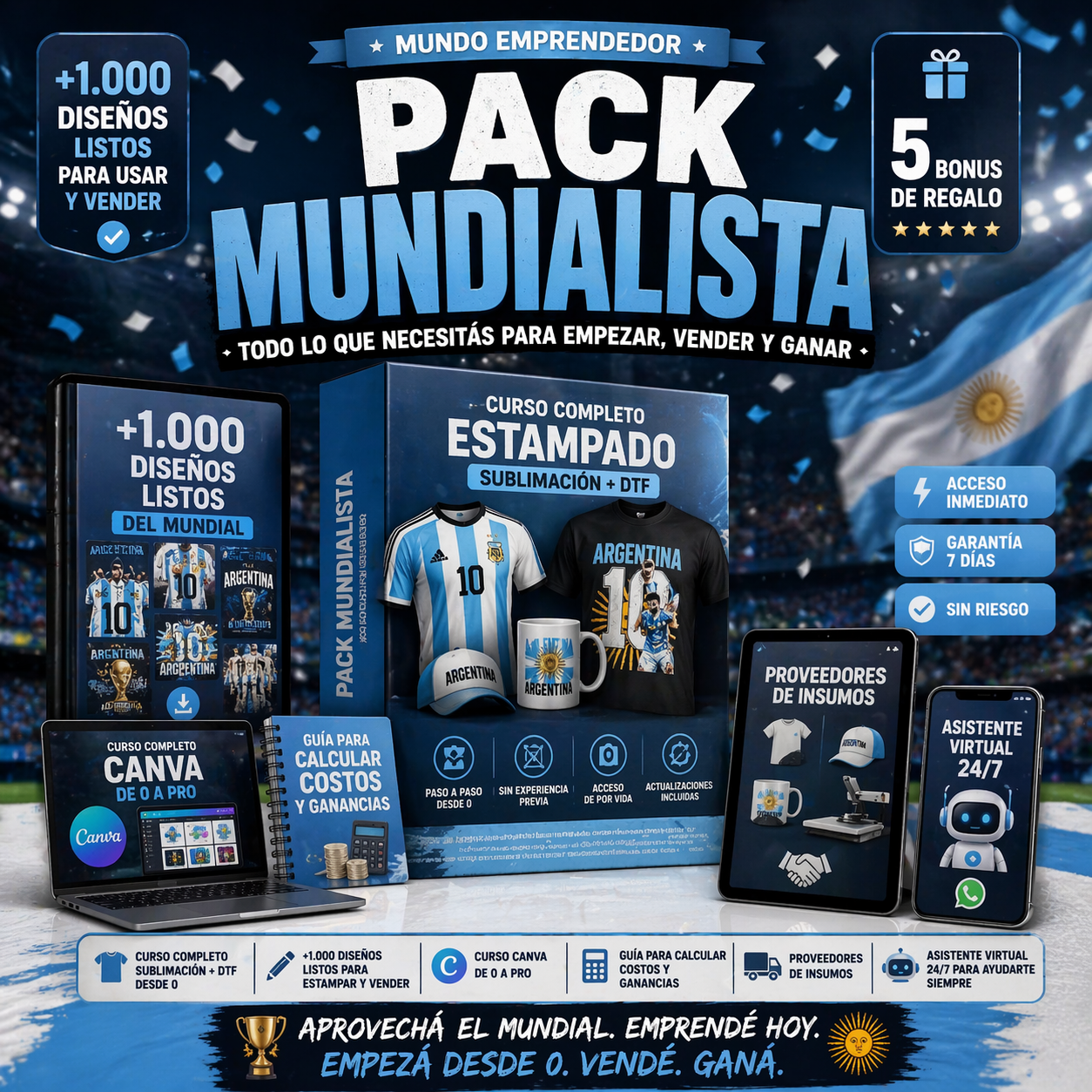 Mundo Emprendedor: PACK MUNDIALISTA!!